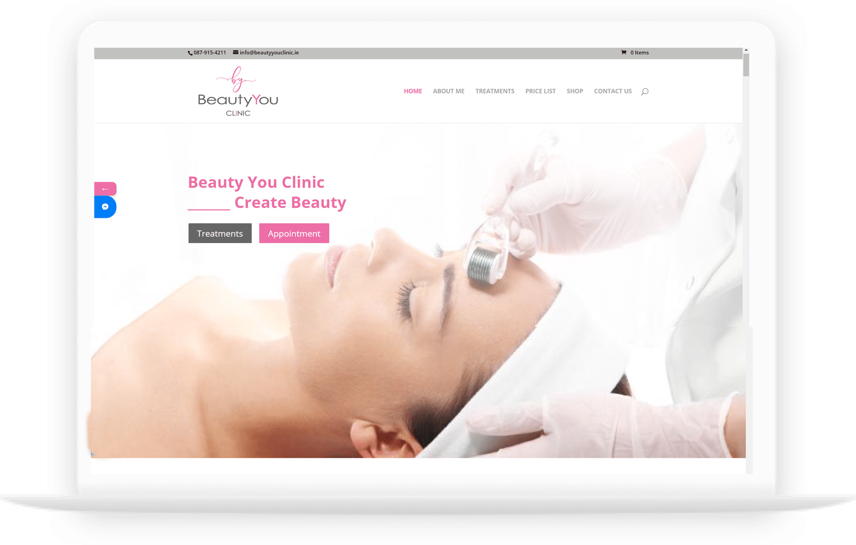 beauty website